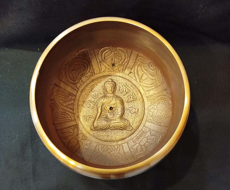 Cuenco tibetano 5 metales - Tienda Budista