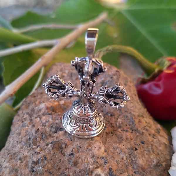 Colgante campana y dorje - Tienda Budista