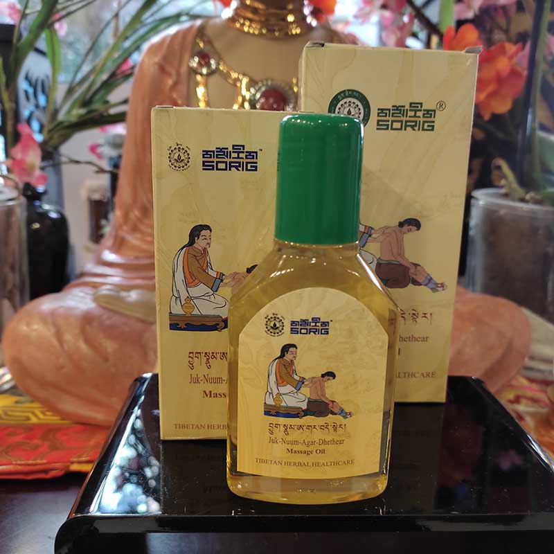 Aceite de masaje Men-Tsee-Khang - Tienda Budista