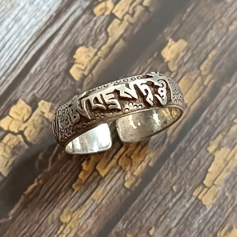 Anillo de plata Vajrasattva