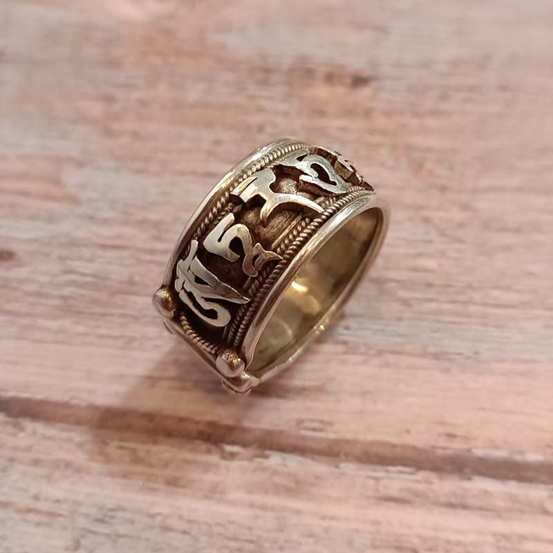 Anillo de plata Tara Verde