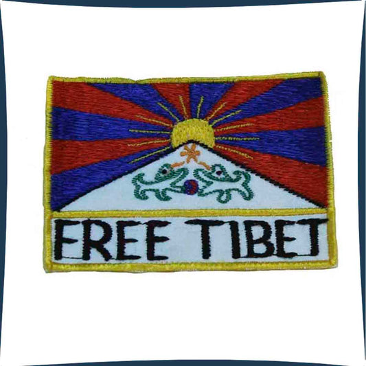 Aplicación de tela bordada - Tienda Budista