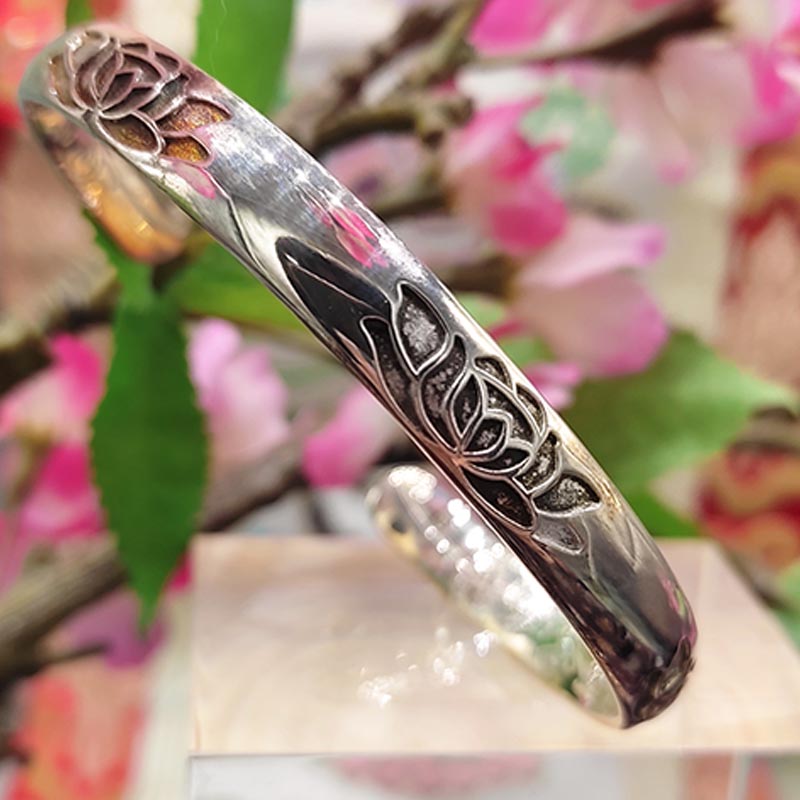 Brazalete flor de loto - Tienda Budista