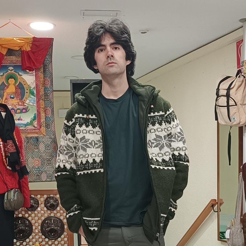 Chaqueta artesanal de lana