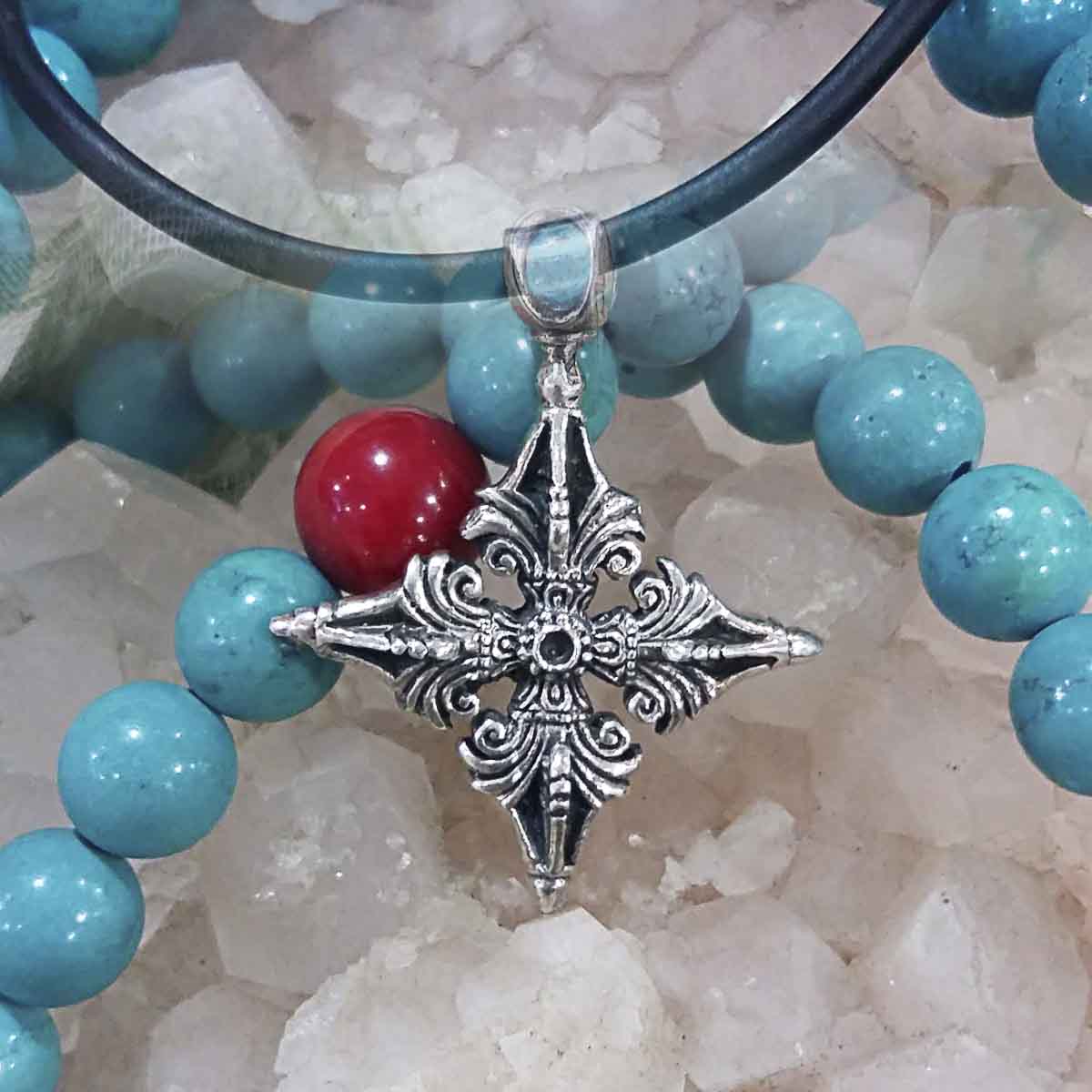 Colgante doble Dorje - Tienda Budista