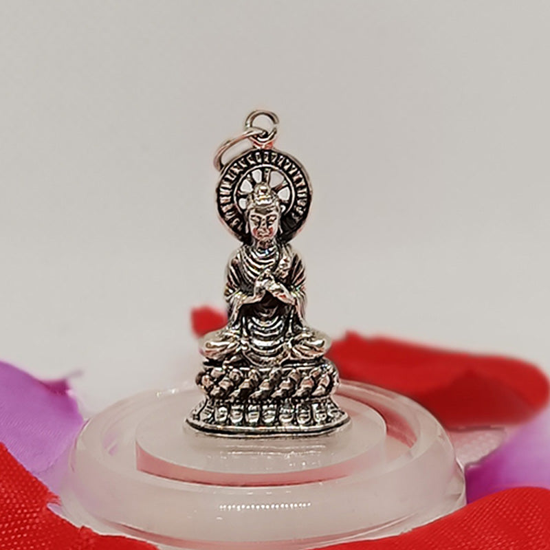 Colgante Buda de plata - Tienda Budista