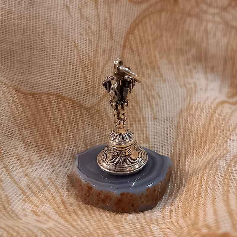 Colgante campana de plata - Tienda Budista