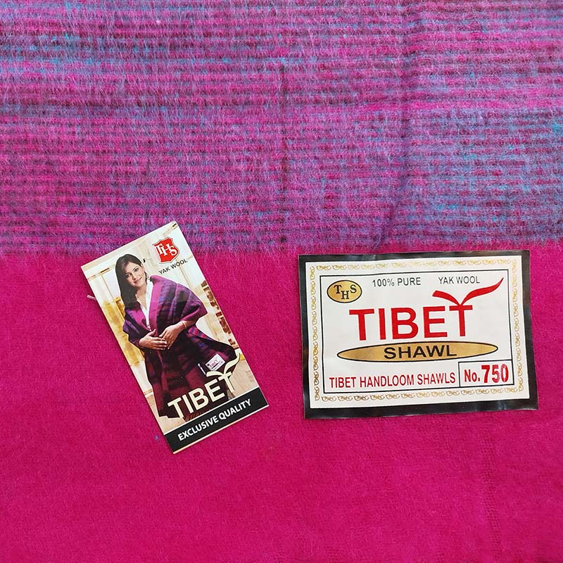 Manta tibetana de lana de yak - Tienda Budista
