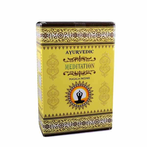 Incienso ayurvédico de Masala Meditation - Tienda Budista
