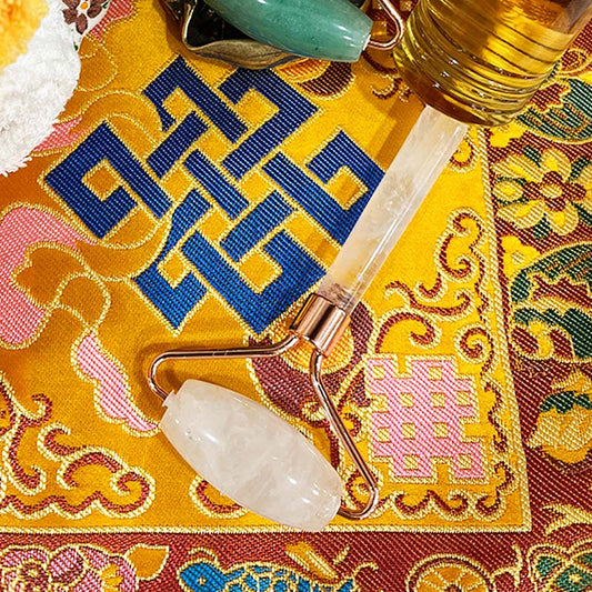 Masajeador Roller Cuarzo Rosa