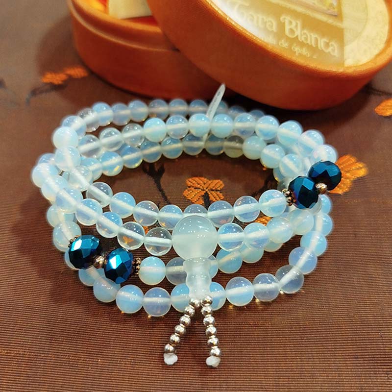Mala largo de Tara Blanca - Tienda Budista
