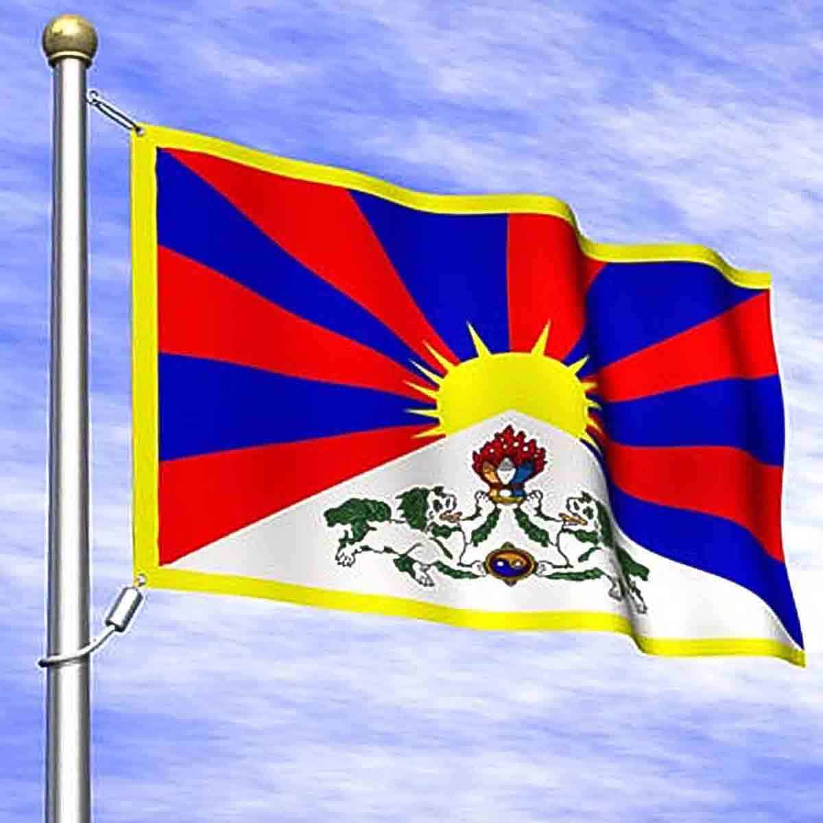 Bandera de Tíbet - Tienda Budista