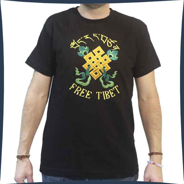 Camiseta FREE TIBET - Tienda Budista