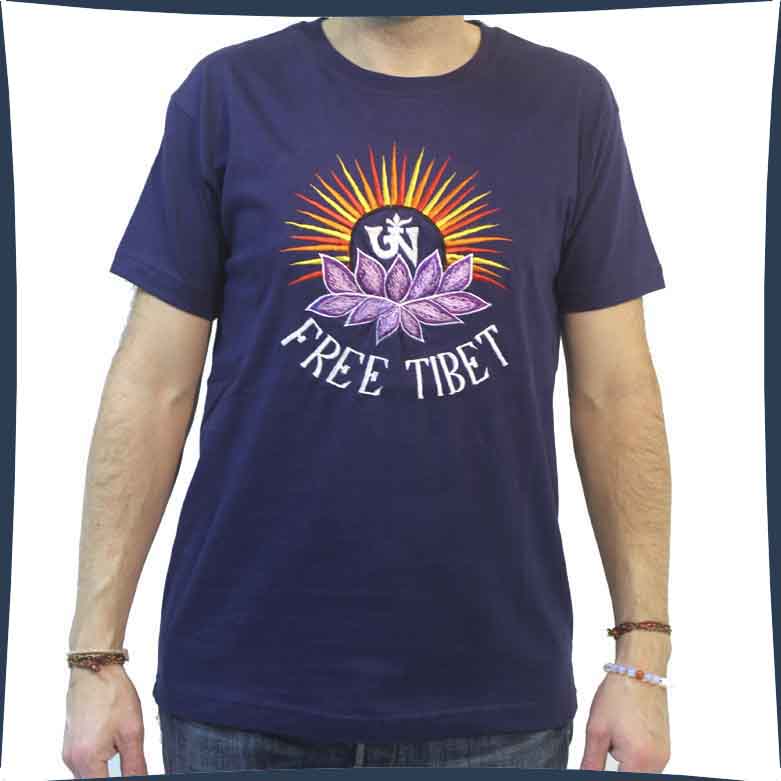 Camiseta FREE TIBET - Tienda Budista