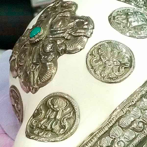 Caracola Símbolos Auspiciosos - Tienda Budista