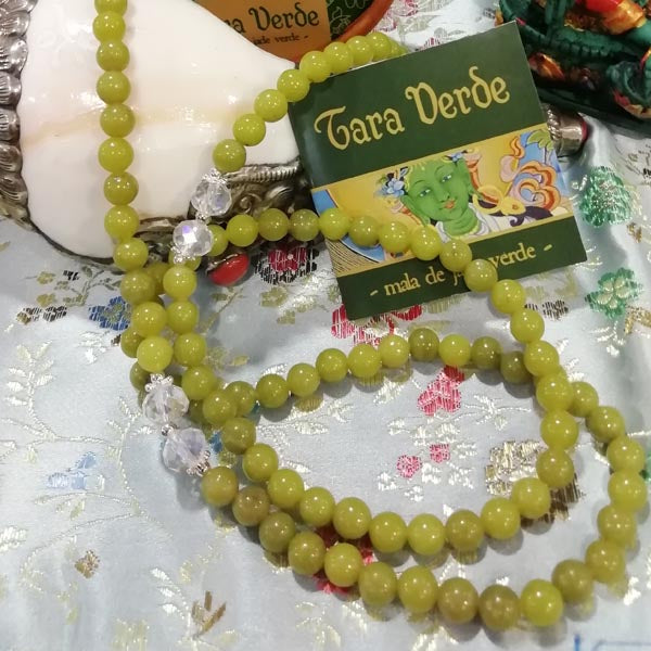 Mala largo Tara Verde - Tienda Budista