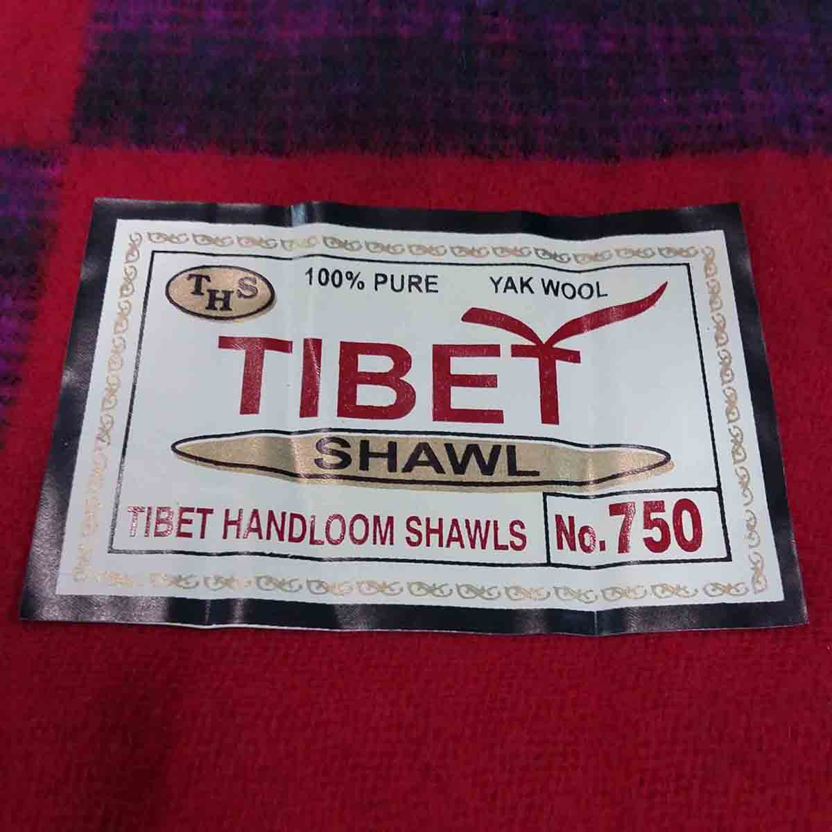 Manta tibetana de lana de yak - Tienda Budista
