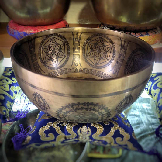 Cuenco tibetano 7 metales - Tienda Budista
