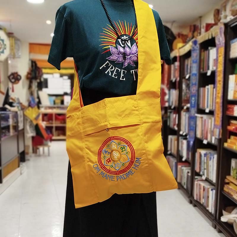 Bolsos de algodón y seda - Tienda Budista