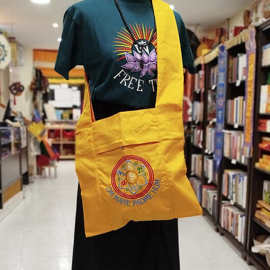 Bolsos de algodón y seda - Tienda Budista