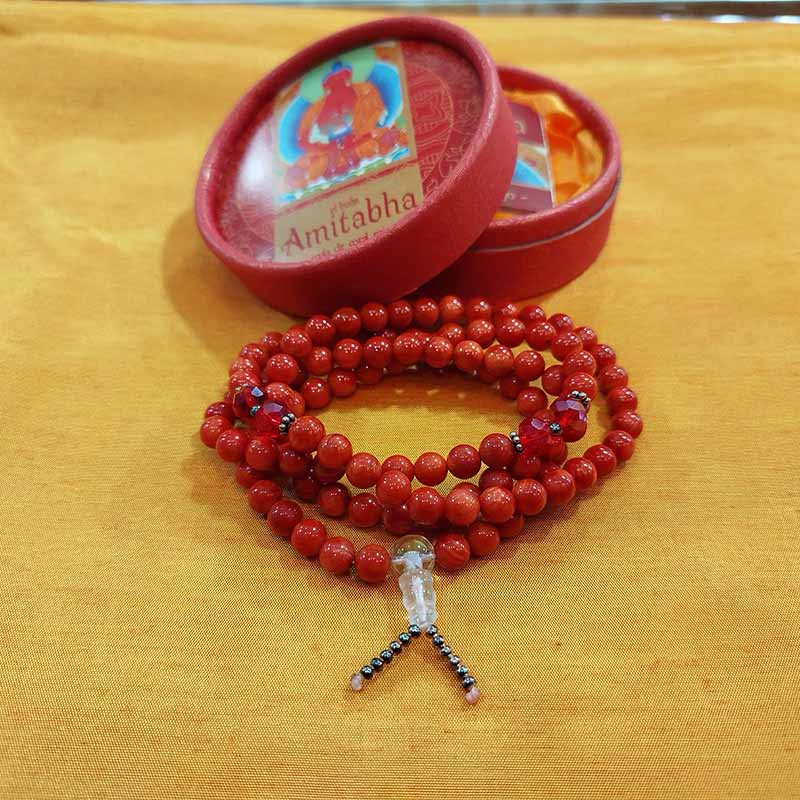 Mala largo Buda Amitabha - Tienda Budista