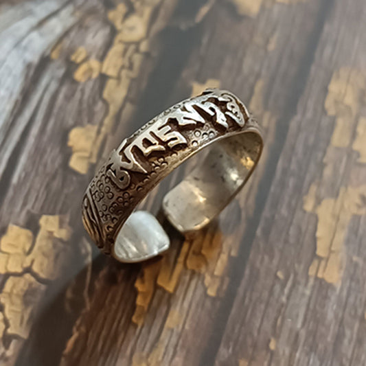 Anillo de plata Vajrasattva