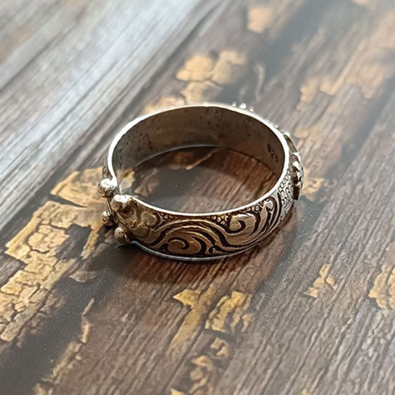 Anillo de plata Vajrasattva