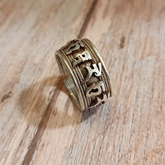 Anillo de plata Tara Verde