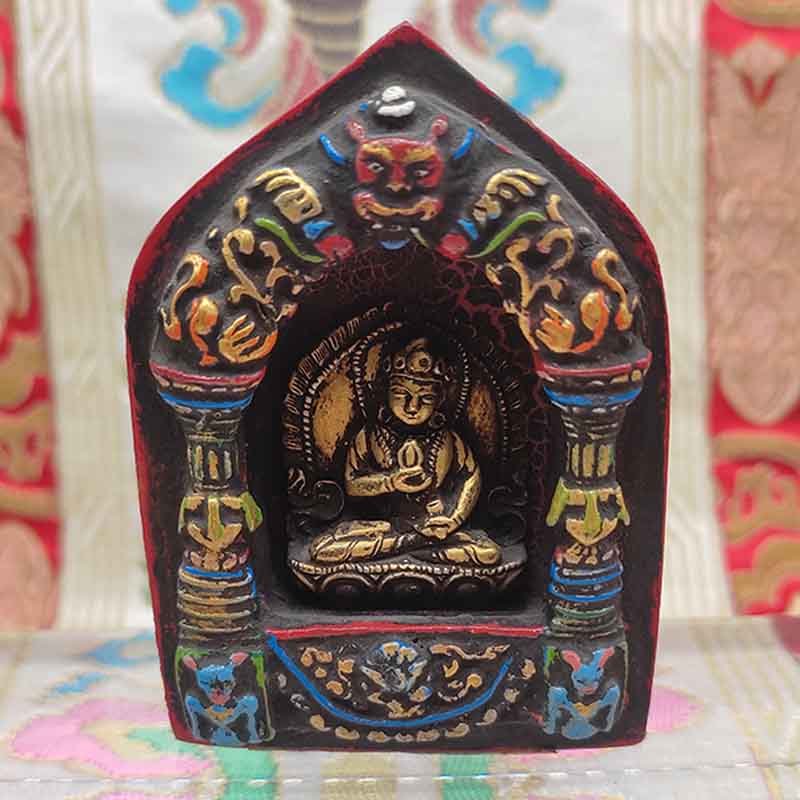 Buda Vajrasatva con trono de madera - Tienda Budista
