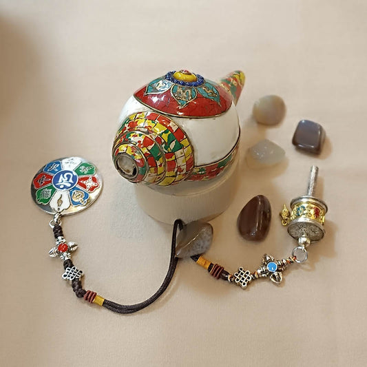 Caracola tibetana malaquita