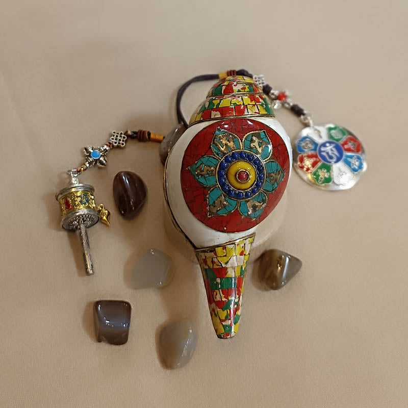 Caracola tibetana malaquita