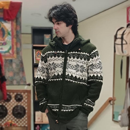 Chaqueta artesanal de lana