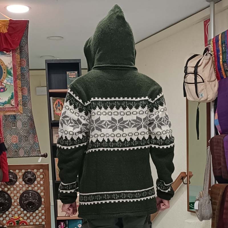 Chaqueta artesanal de lana