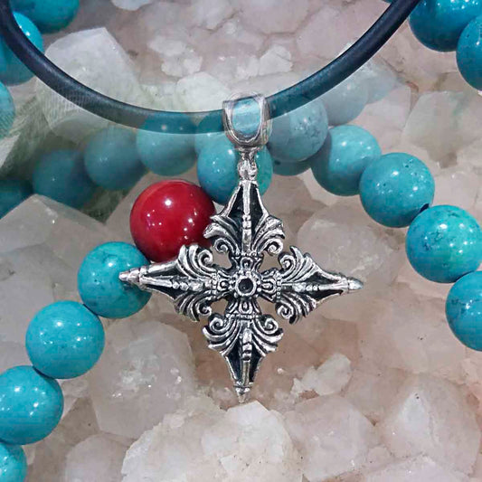 Colgante doble Dorje - Tienda Budista