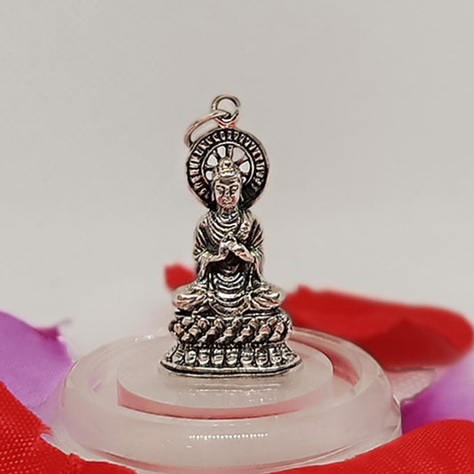 Colgante Buda de plata - Tienda Budista