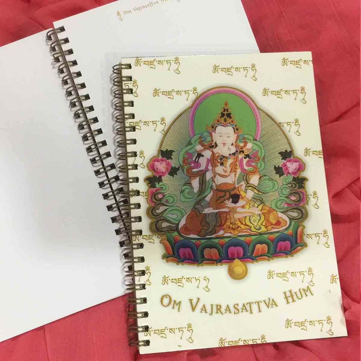 Cuaderno Vajrasattva con bolsa de seda - Tienda Budista