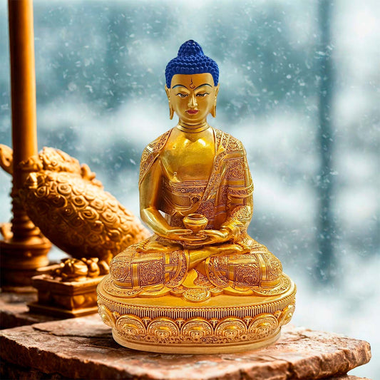 Buda Amitabha en bronce
