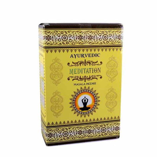 Incienso ayurvédico de Masala Meditation - Tienda Budista