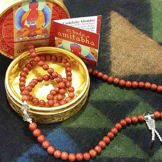 Mala largo Buda Amitabha - Tienda Budista