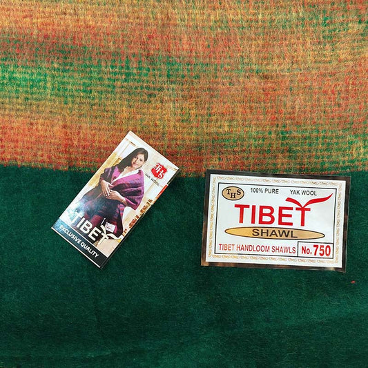 Manta tibetana de lana de yak - Tienda Budista