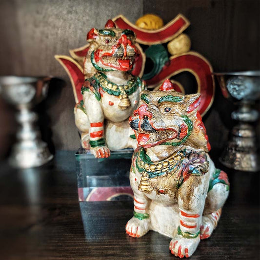 Pareja de Leones de la Nieve - Tienda Budista
