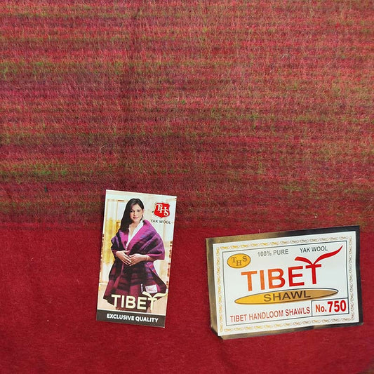 Manta tibetana de lana de yak - Tienda Budista