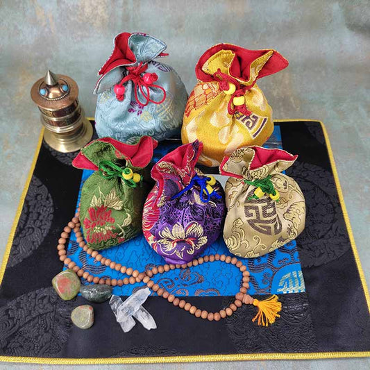 Bolsa de seda - Tienda Budista