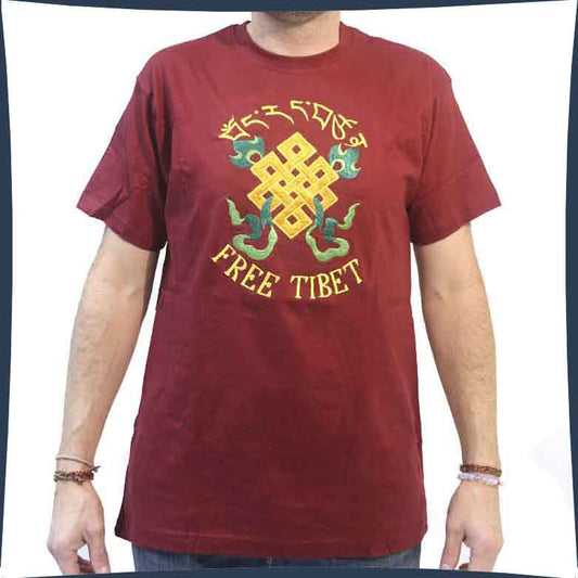 Camiseta FREE TIBET - Tienda Budista