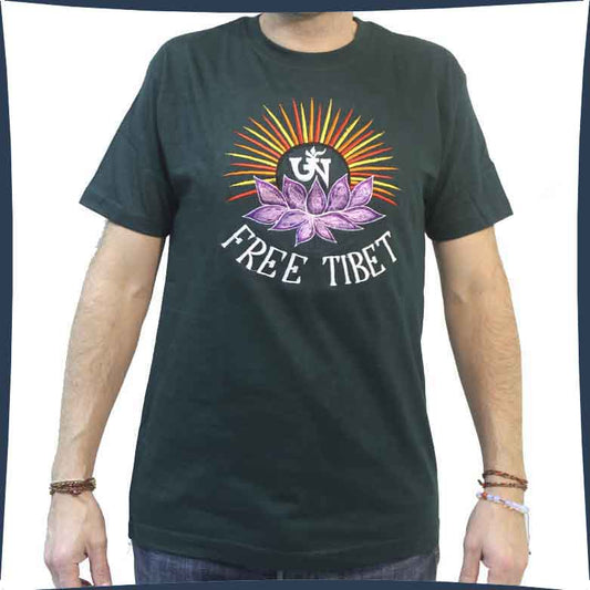 Camiseta FREE TIBET - Tienda Budista