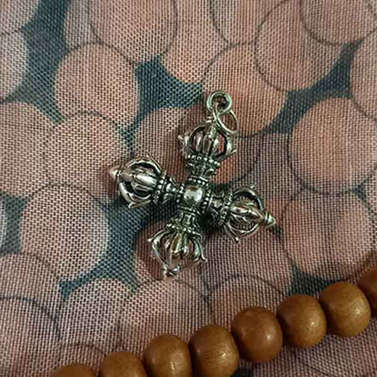 Colgante doble Dorje - Tienda Budista