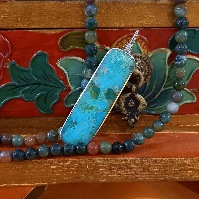 Colgante turquesa - Tienda Budista