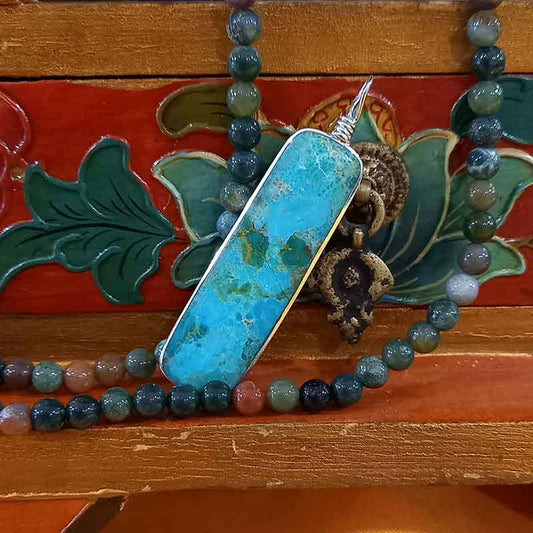 Colgante turquesa - Tienda Budista