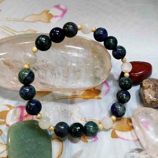 Pulsera lapislázuli verde - Tienda Budista