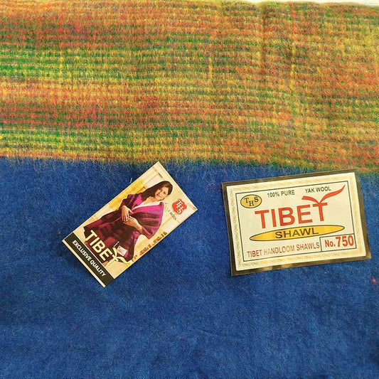 Manta tibetana de lana de yak - Tienda Budista